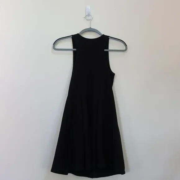 Urban Outfitters / Cooperative Full Front Zip-Up Little Black Dress - Picture 2 of 4